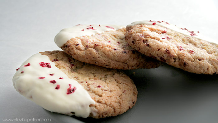 Cookies framboise et chocolat blanc