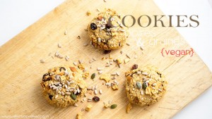 Recette cookies poires graines Vegan
